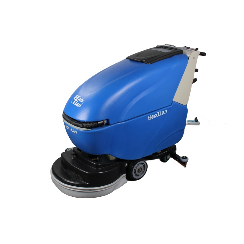 Walk-behind scrubber with battery HT-461 blue