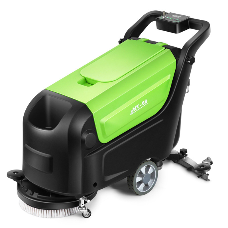 HT-57 Hand Push Scrubber Dryer product battery scrubber