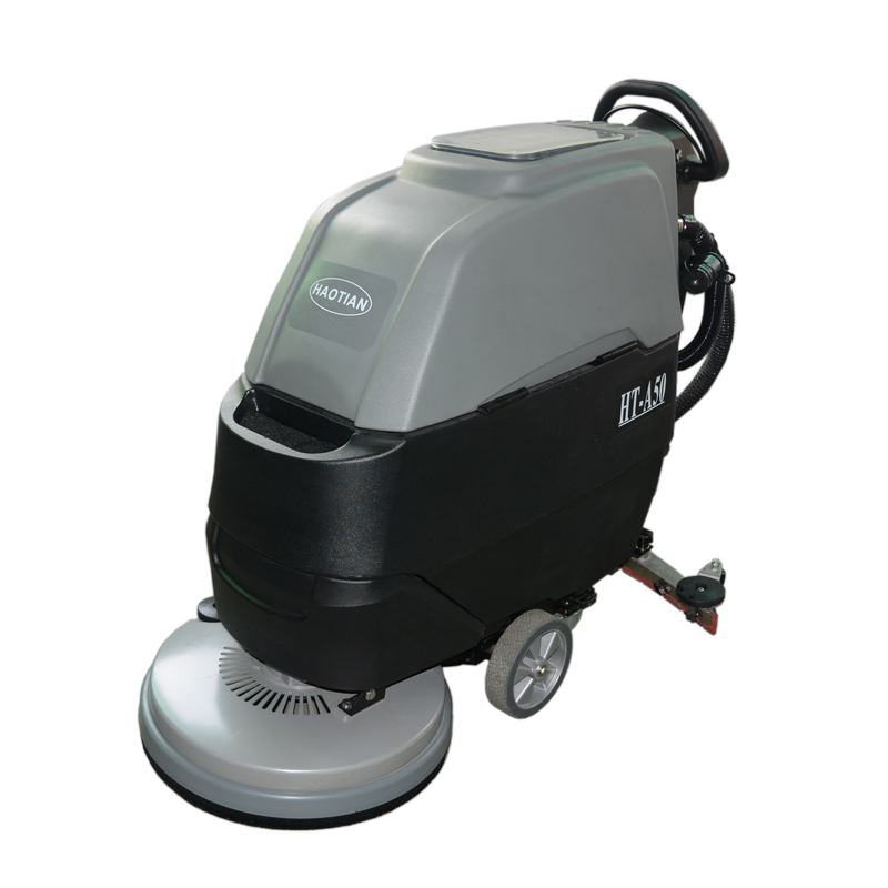 China gray Walk-Behind automatic floor scrubber